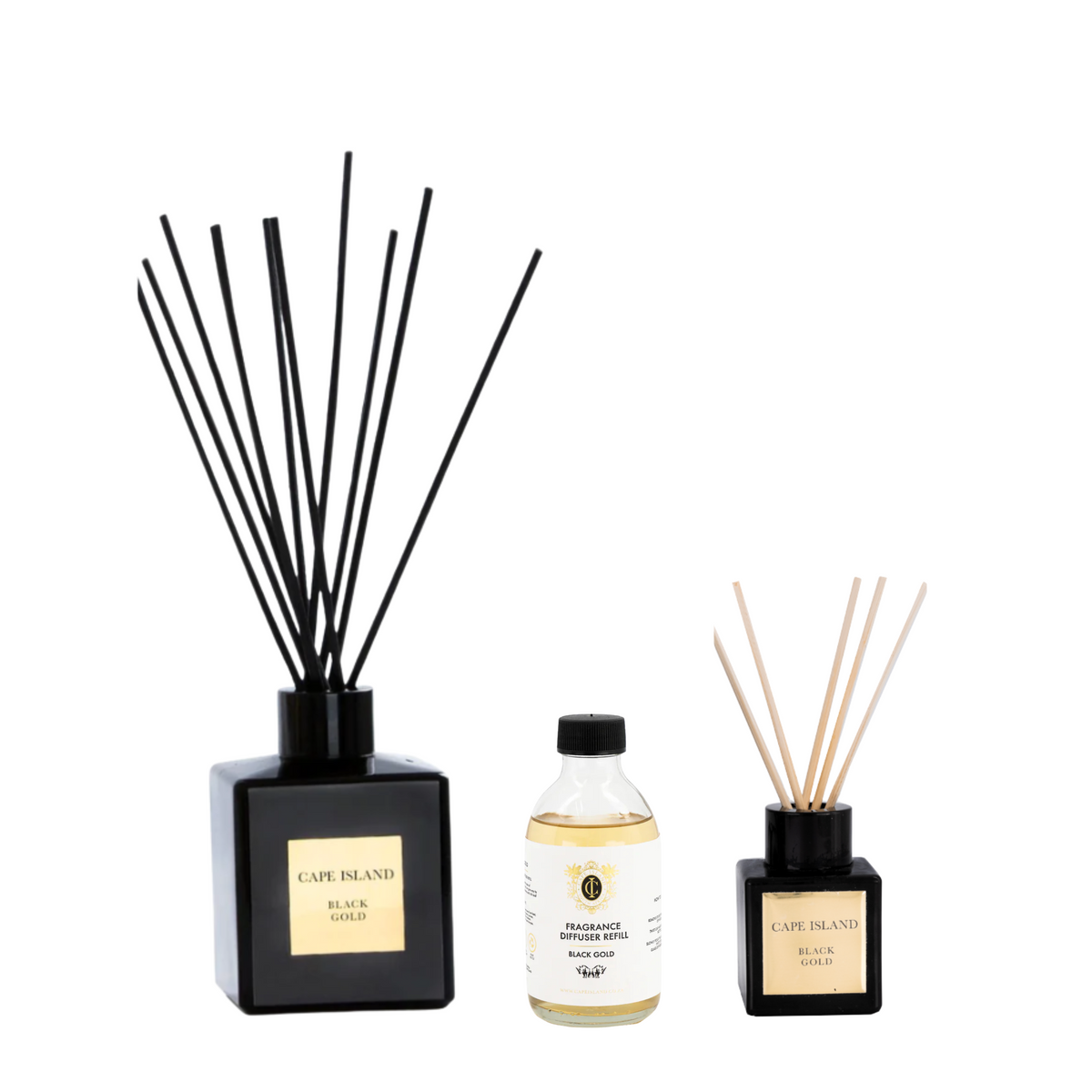 Black Gold Unboxed Diffuser Combo with Refill