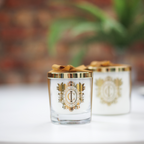 Black Gold Grand Candle with Lid