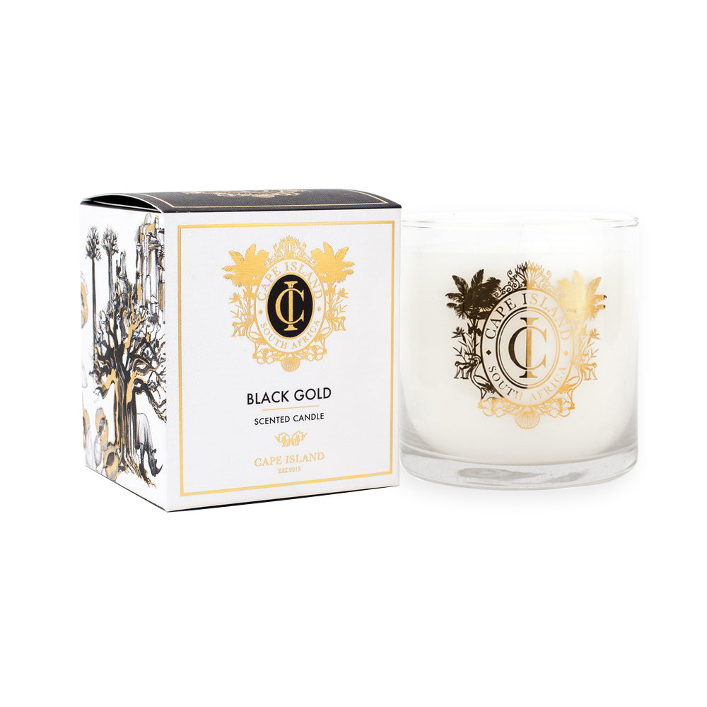 Black Gold Scented Large Candle